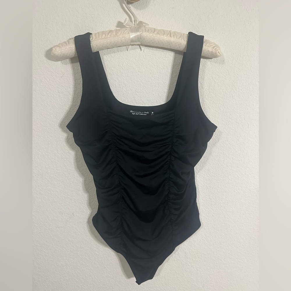 Abercrombie Seamless Ruched Thong Bodysuit